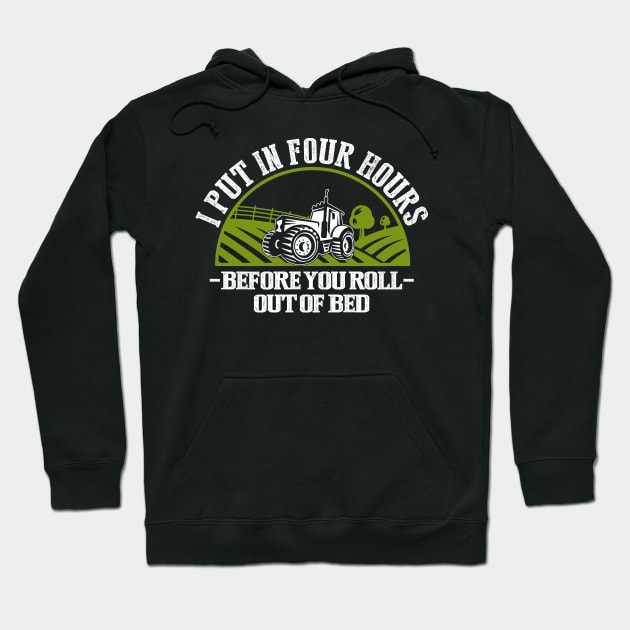 Farmers Know What It Means to Work Hoodie by jslbdesigns